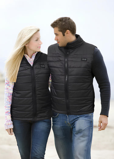 Gilet sans manches chauffant USB Noir