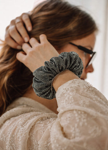 Chouchous fantaisie pour les cheveux Or / argent