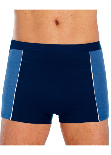 Boxer fermé - lot de 2 Marine/Jean Lot2