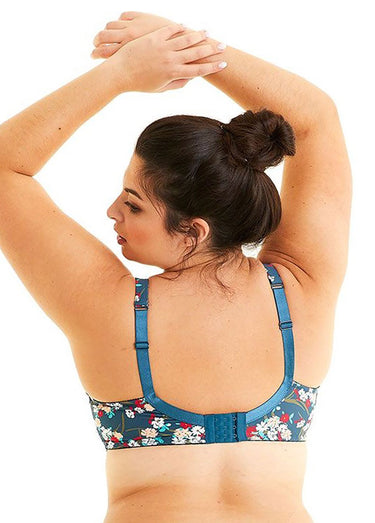 Soutien-gorge armatures, imprimé fantaisie Imprime/Bleu