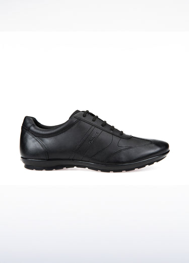 Derbys cuir tendance, semelle antidérapante Noir