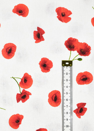 Coupon ameublement, coquelicot 2x1,4m Coquelicot