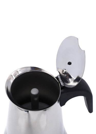Cafetière italienne inox 450ml / 9 tasses Gris