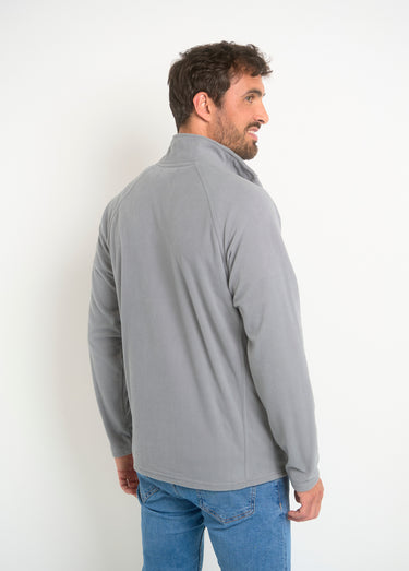 Veste polaire chaude avec col montant Gris Clair