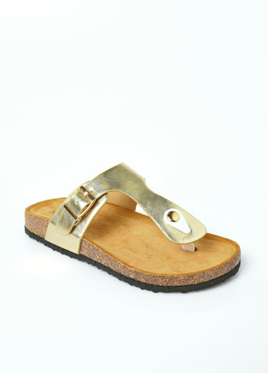 Mules entredoigts avec semelle ergonomique Dore
