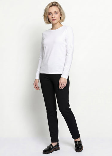 Legging taille élastiquée jersey extensible Uni Noir