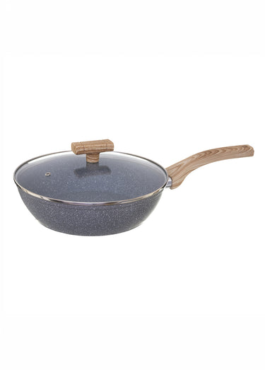 Sauteuse 28cm aluminium forgé anti adhérent Gris