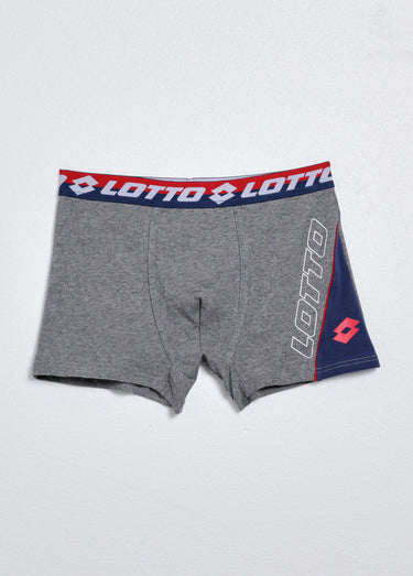 Boxer ceinture élastiquée logo, vif Gris