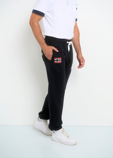 Pantalon de jogging avec logos Noir