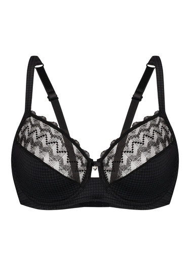 Soutien-gorge emboitant dentelle Noir