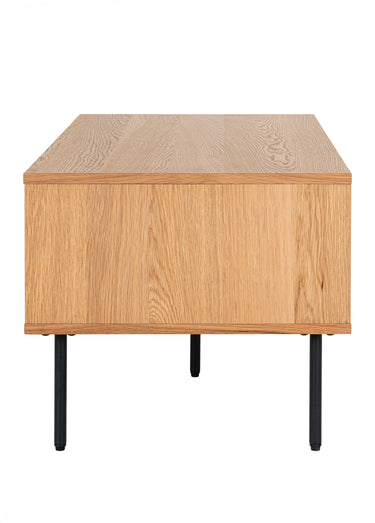 Table basse rectangulaire, chêne plaqué 1C Chêne