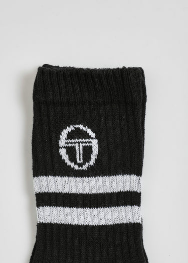 Chaussettes sport assorties avec coton Noir