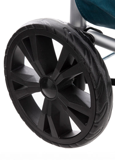 Chariot de courses compact en tissu Bleu