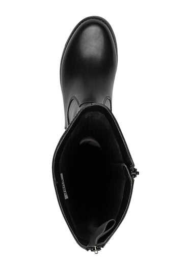 Bottes hautes plates semelle antidérapante Noir