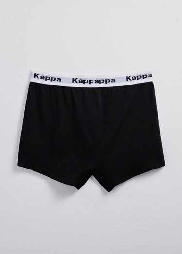 Boxer uni coton mélangé, thème épuré Noir