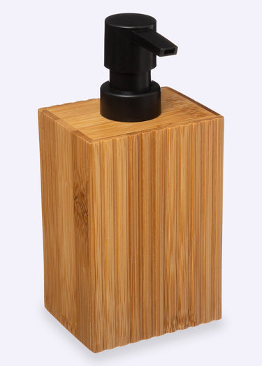 Distributeur de savon, bambou rainuré Bambou