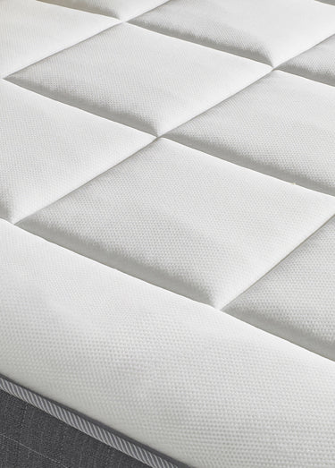 Matelas très ferme à ressorts 7 zones, haut. 28cm Blanc
