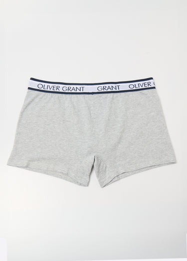Boxer uni ceinture logo Gris