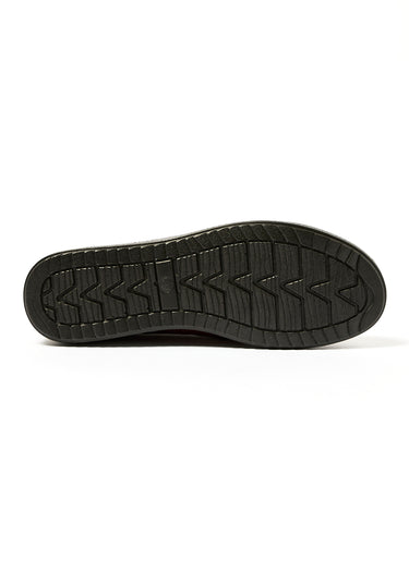 Derbies loafers confortables avec zip Bordeaux