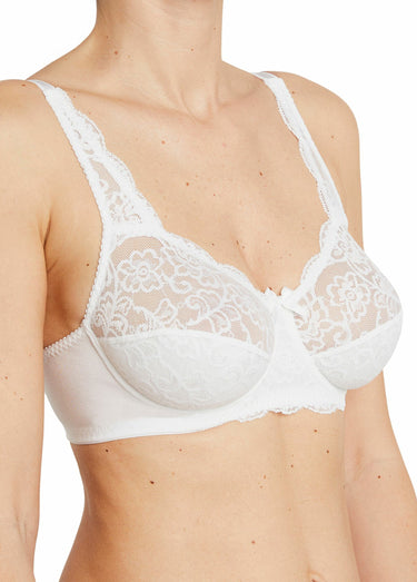 Soutien-gorge avec armatures dentelle Blanc