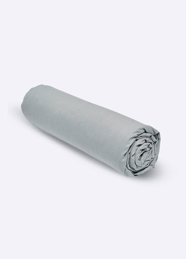 Drap-housse coton uni Acier