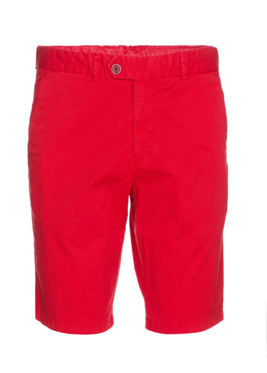 Bermuda chino en toile poches italiennes Rouge
