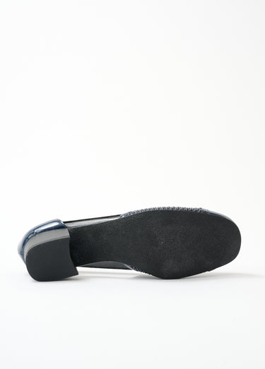 Escarpins cuir largeur confort pieds sensibles Marine