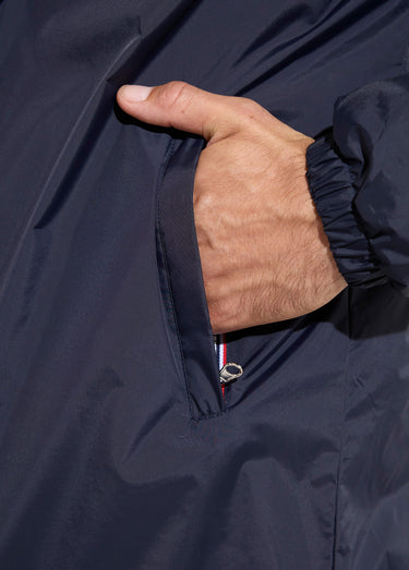Parka longue chaude fourrée déperlante Marine