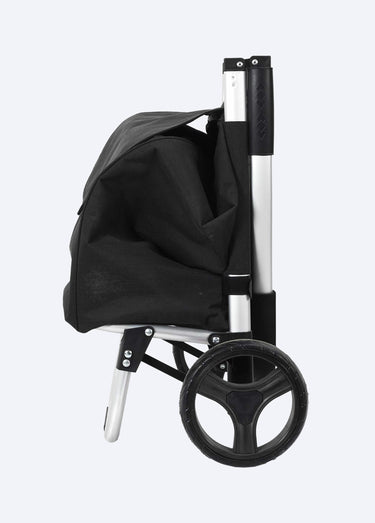 Chariot de shopping déperlant pliable Noir