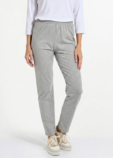 Legging coton stretch taille élastiquée Chine Gris