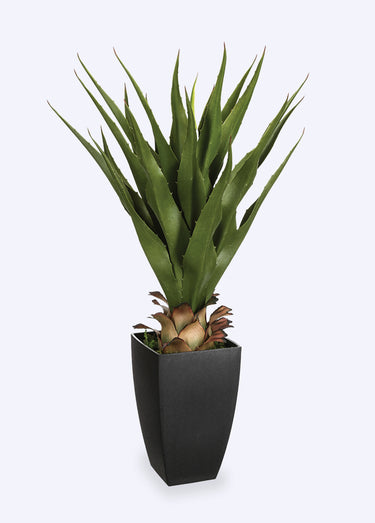 Plante artificielle en pot type agave Vert