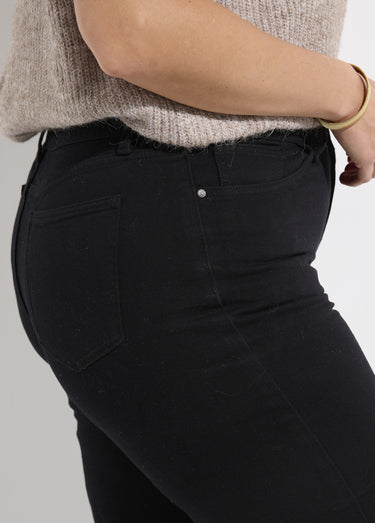 Jean large denim, spécial GRANDE TAILLE Noir