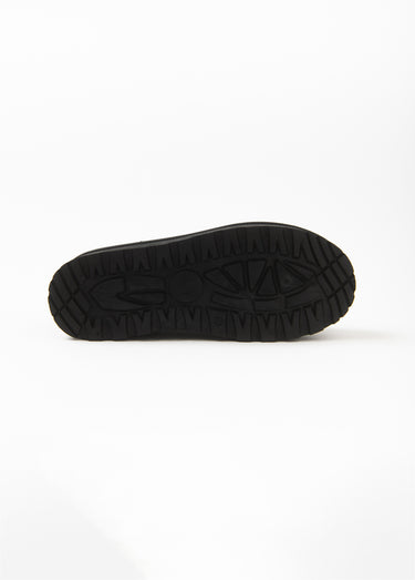 Boots fourrées chaudes façon suédine Noir