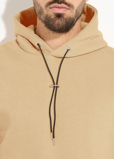 Sweat shirt à capuche et poche kangourou Camel