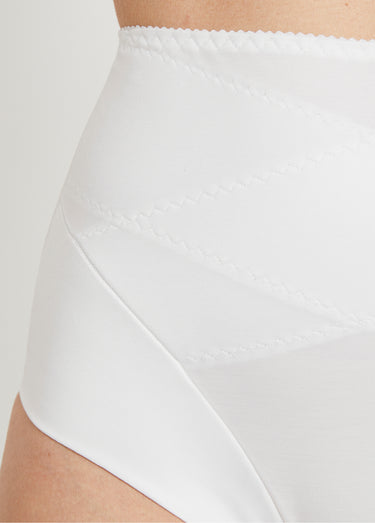 Culotte gainante taille haute Blanc