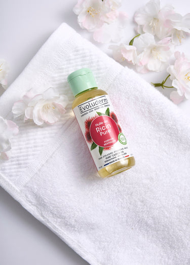 Huile naturelle et pure de ricin Blanc