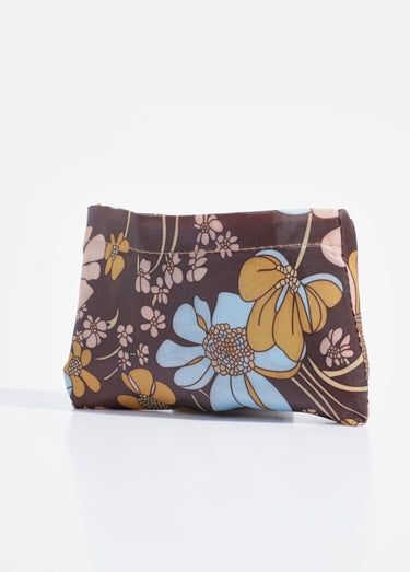Sac de courses pliable, marguerite Marron Imprime
