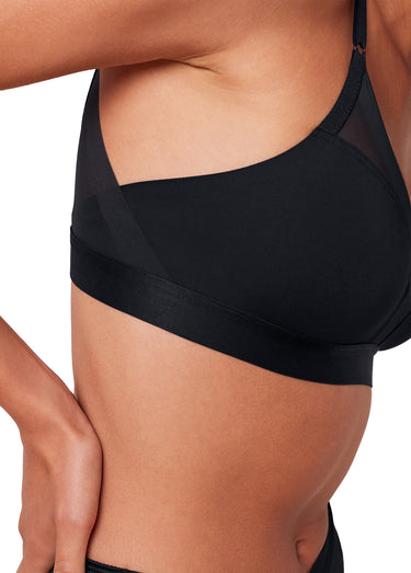 Soutien-gorge mesh sans armature Noir