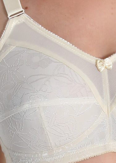 Soutien-gorge couvrant dentelle Ivoire