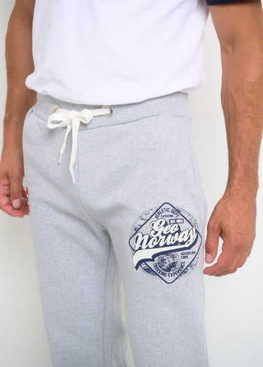 Pantalon de jogging avec logos Gris Melange
