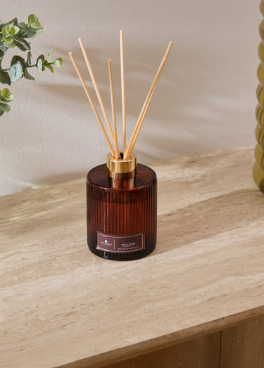 Diffuseur de parfum verre + batonnets Noir