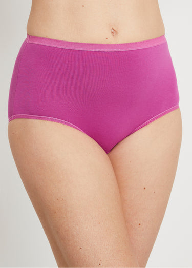 Culotte taille haute bi-extensible - lot de 4 Assortis Fonces Lot 4