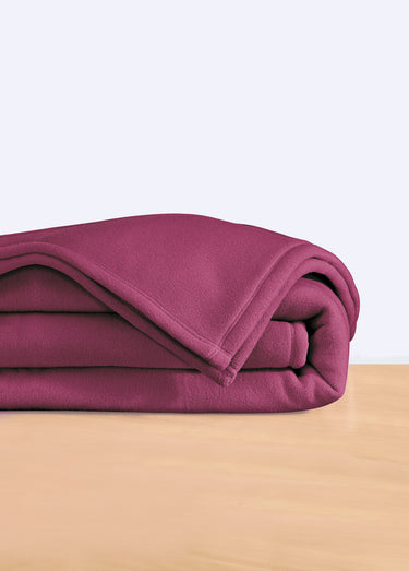 Couverture polaire THERMOTEC 350 g/m² Prune