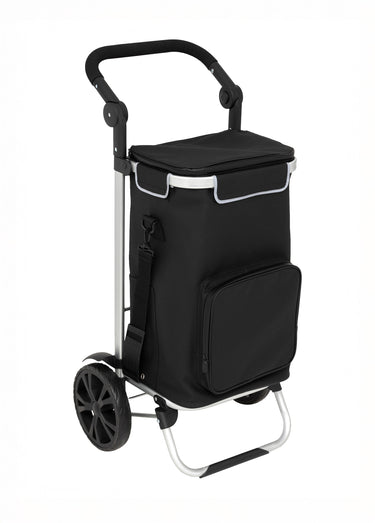 Chariot de courses isotherme en alu Noir