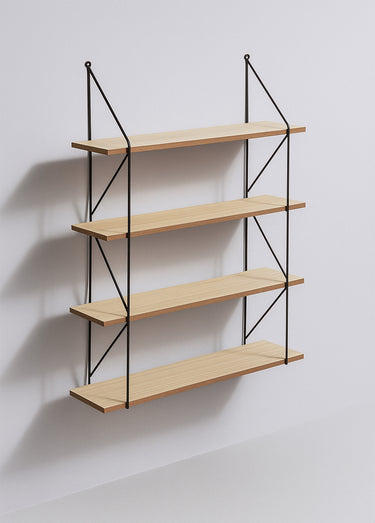Etagère murale acier, style industriel Beige