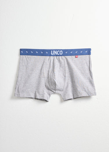 Boxers uni et fantaisie thème marin Imprimé noir