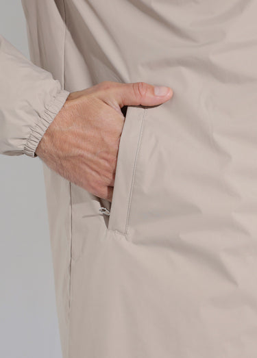 Parka longue déperlante tendance Beige