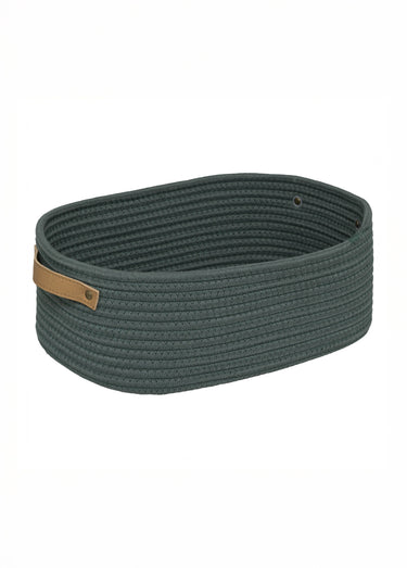 Set de 3 paniers tressés corde assortis Vert
