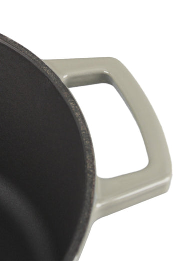 Cocotte fonte ovale 33cm, Masseiron 2A Gris