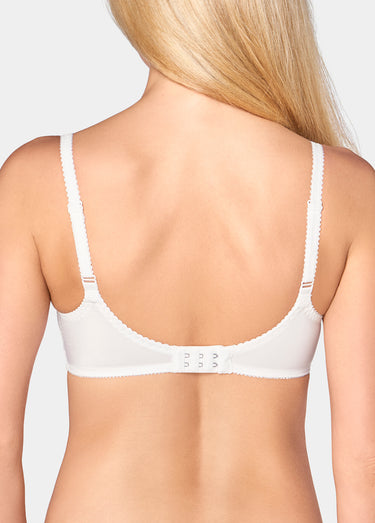 Soutien gorge emboitant à armature Blanc